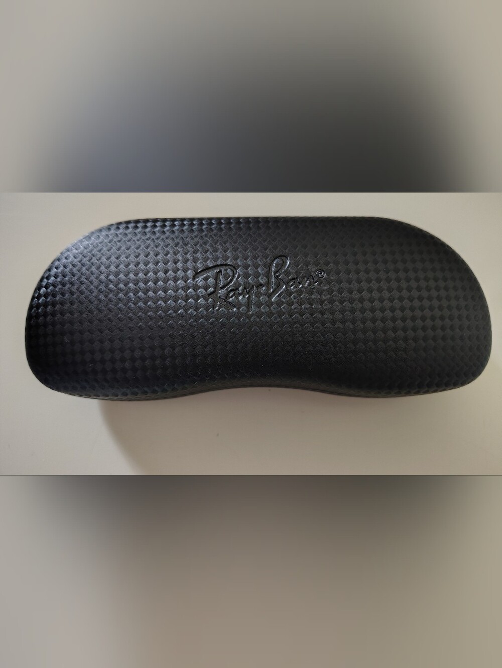 Ray-Ban Black Men's Eyeglasses Textured Protective Clamshell Case